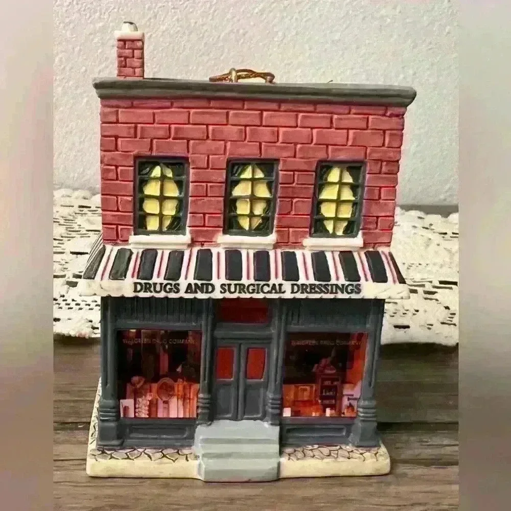 Hallmark NEW 2001 1st‎ Walgreen's Drugstore 100th Anniversary Christmas ornament